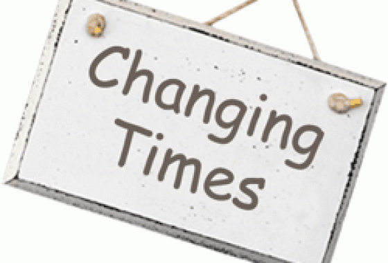 Changing times - Changing Times