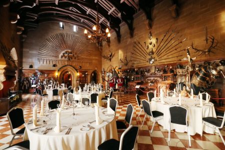 Warwick Castle Standard Set up 450x300 - Catering in Castles! 